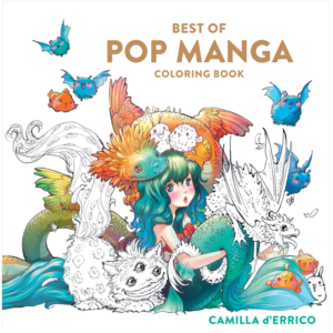 Best of Pop Manga Coloring Book